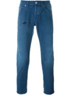 Dondup Slim Fit Jeans, Men's, Size: 36, Blue, Cotton/spandex/elastane
