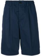 Marni Gathered Cargo Shorts - Blue