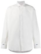 Ader Error Embroidered Plain Shirt - White