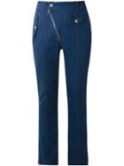 Amapô Seam Detailed Straight Jeans, Men's, Size: 42, Blue, Cotton/polyester/spandex/elastane