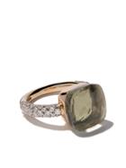 Pomellato 18kt Rose & White Gold Nudo Prasiolite & Diamond Ring -