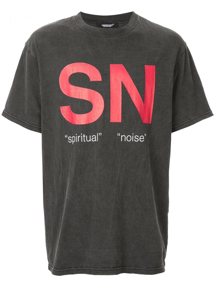 Undercover Logo Print T-shirt - Grey