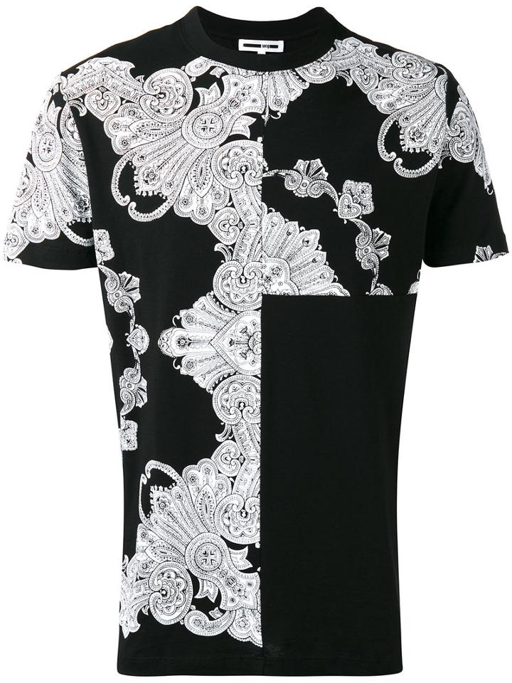 Mcq Alexander Mcqueen Ghotic T-shirt, Men's, Size: Xs, Black, Cotton