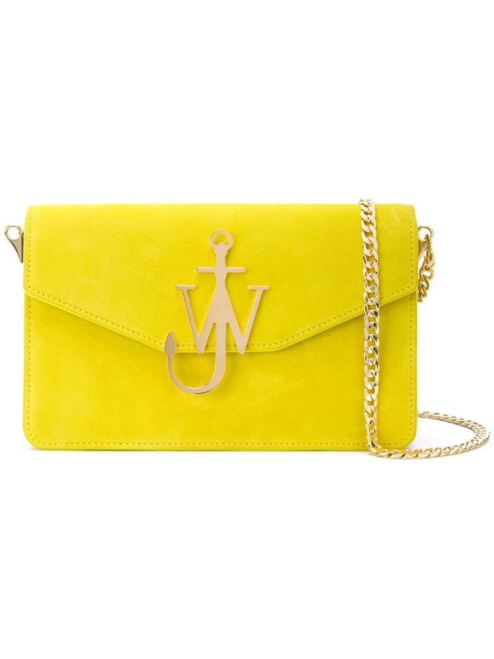 Jw Anderson Logo Shoulder Bag - Yellow & Orange