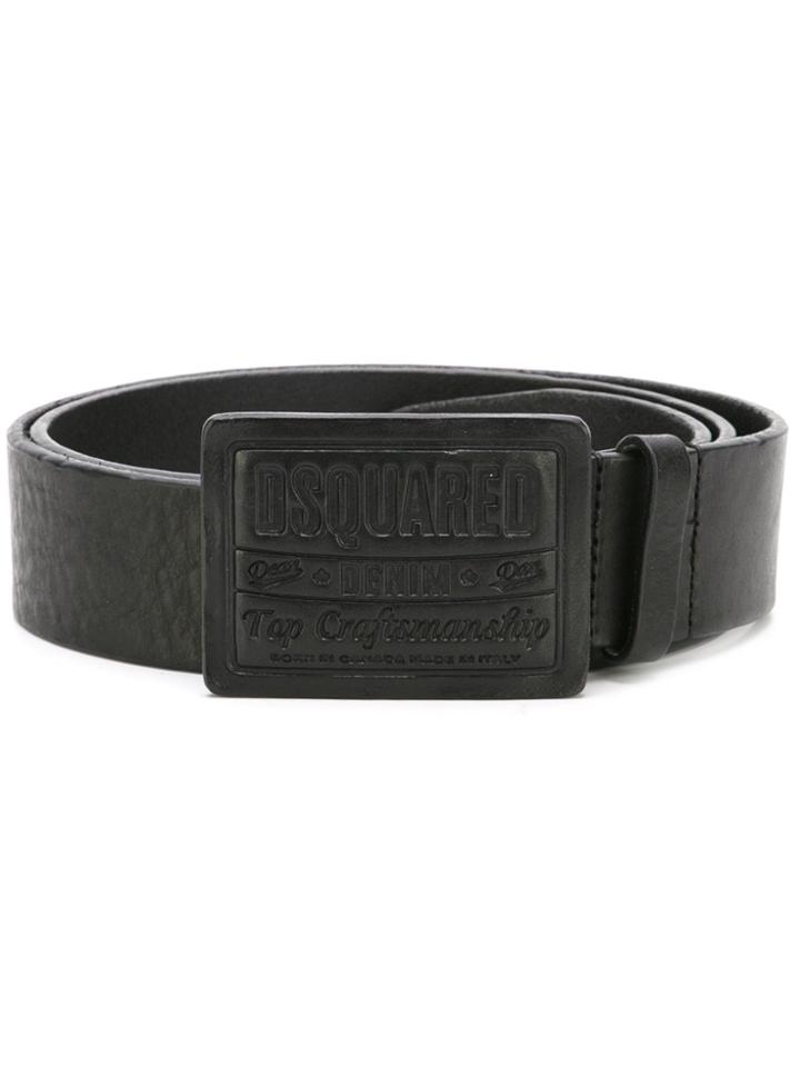 Dsquared2 Dsquared2 Denim Buckle Belt - Black
