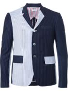Thom Browne Bicolour Jacket, Men's, Size: 2, Blue, Cotton