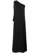 P.a.r.o.s.h. One Shoulder Maxi Dress - Black