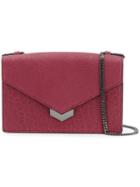 Jimmy Choo - 'leila' Shoulder Bag - Women - Calf Leather - One Size, Pink/purple, Calf Leather
