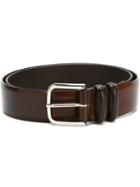 Orciani Faded Effect Belt, Men's, Size: 105, Brown, Leather