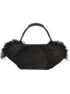 Issey Miyake Frayed Pleated Bag