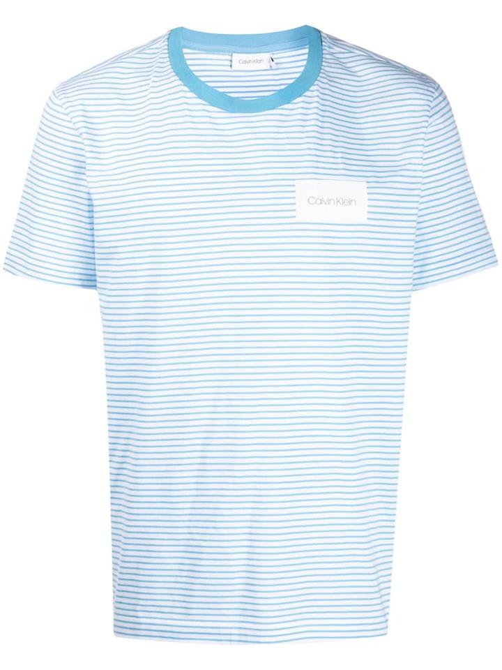 Calvin Klein Basic Stripe T-shirt - White