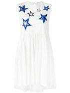 P.a.r.o.s.h. Star Dress, Size: Medium, White, Cotton/spandex/elastane