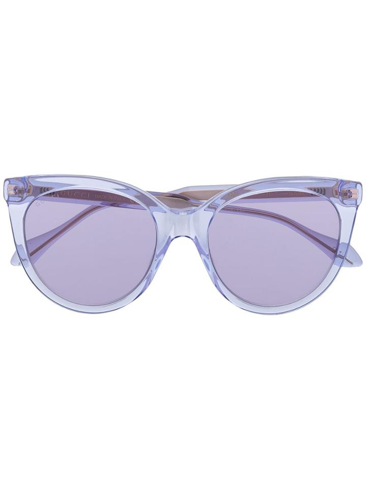 Gucci Eyewear Tinted Cat-eye Sunglasses - Purple
