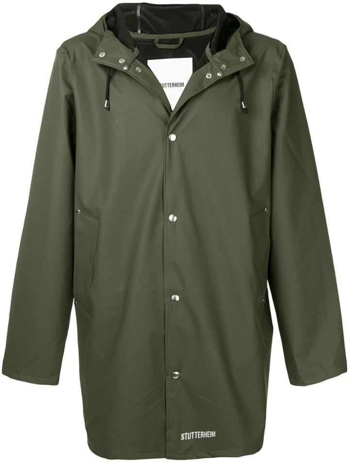 Stutterheim Stockholm Lightweight Raincoat - Green