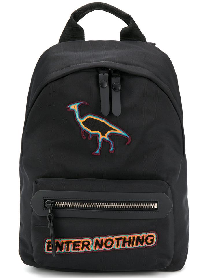 Lanvin Appliquéd Backpack - Black