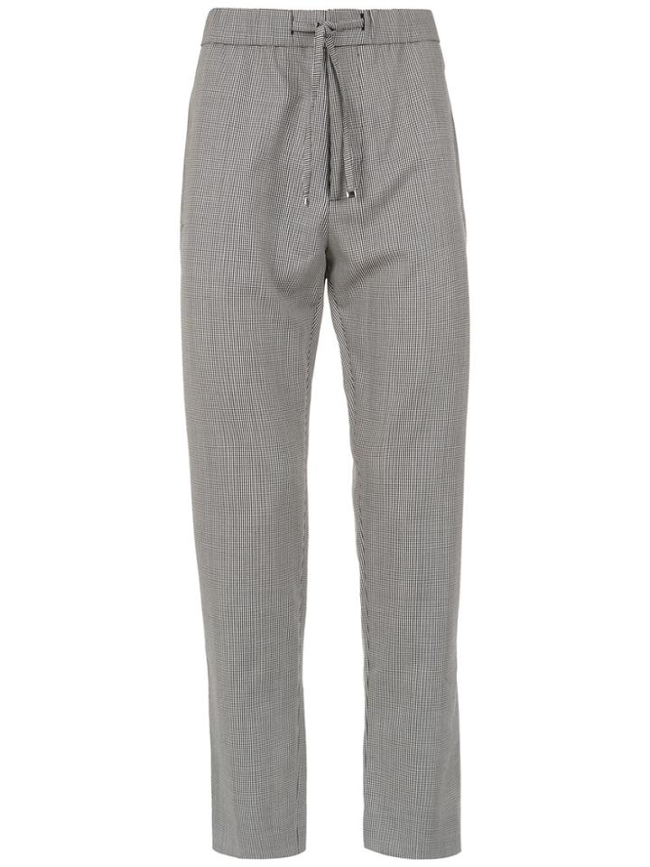 Egrey Wool Houndstooth Trousers