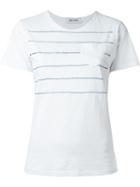Jimi Roos 'blue Stripes' T-shirt