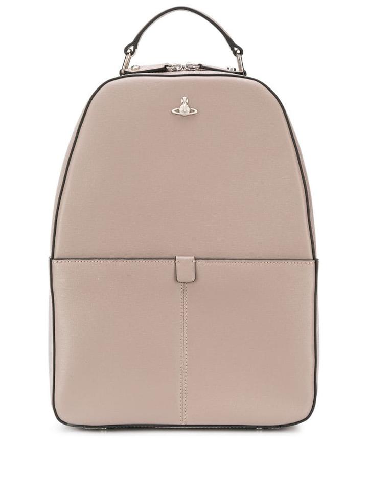 Vivienne Westwood Logo Plaque Backpack - Grey