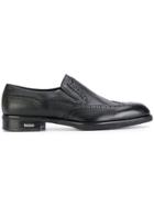 Baldinini Brogue Detail Loafers - Black