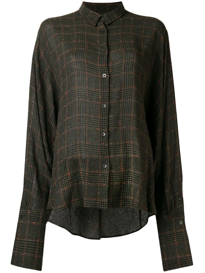 Palmer / Harding Checked Button-down Shirt - Green