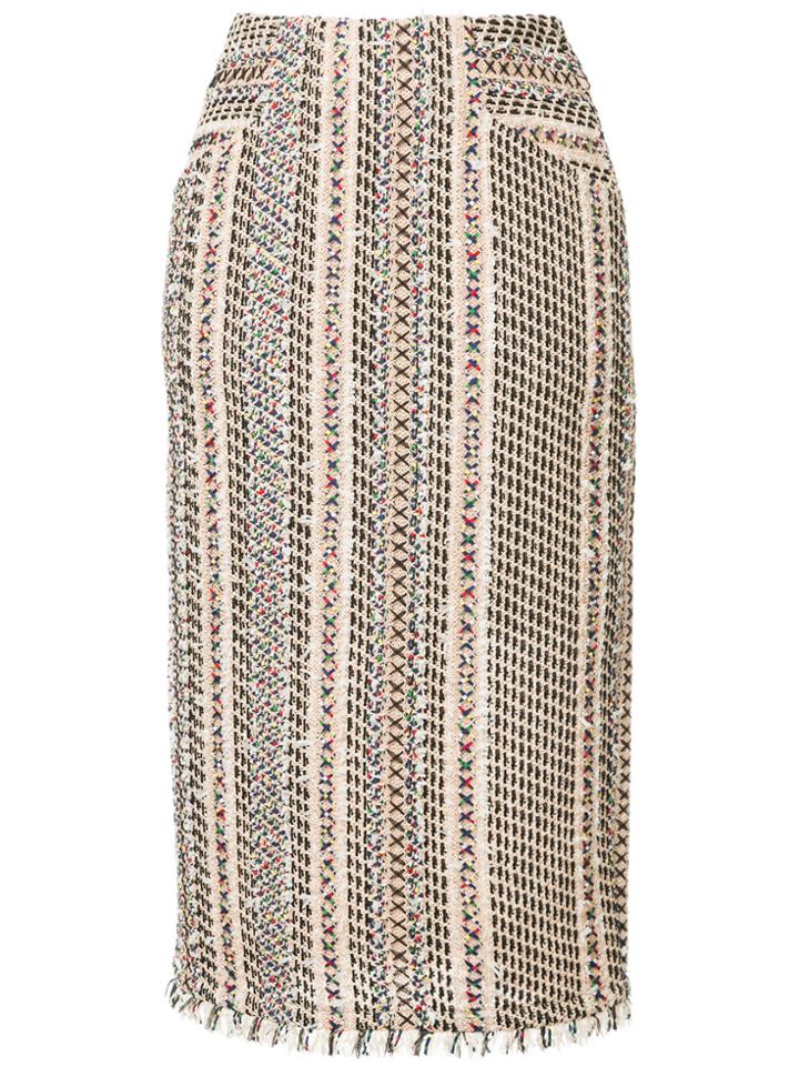 Coohem Summer Tweed Skirt - Multicolour