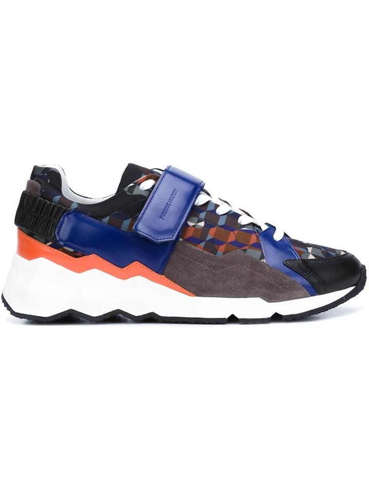 Pierre Hardy 'comet' Forest Camocube Print Sneakers