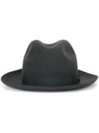 Borsalino Trilby Hat, Men's, Size: 59, Black, Wool Felt