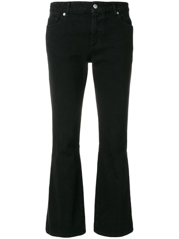 Alexander Mcqueen Kickback Denim Jeans - Black