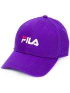 Fila Logo Embroidery Baseball Cap - Purple