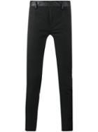 Haider Ackermann Panelled Skinny Trousers, Men's, Size: Medium, Black, Cotton/linen/flax/mohair