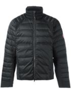 Canada Goose Logo Patch Padded Jacket, Men's, Size: Xl, Black, Nylon/polyester/goose Down