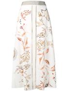 Dorothee Schumacher Embroidered Maxi Skirt - White