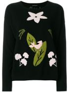 Luisa Cerano Leaf Detail Sweater - Unavailable