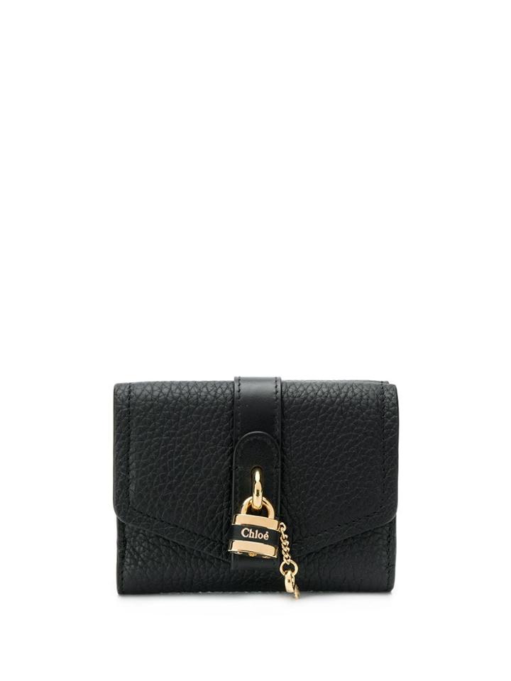 Chloé Small Aby Tri-fold Wallet - Black