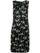 Chanel Pre-owned 1998 Printed Shift Dress - Black