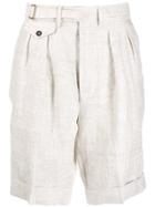 Lardini Straight-leg Shorts - Neutrals