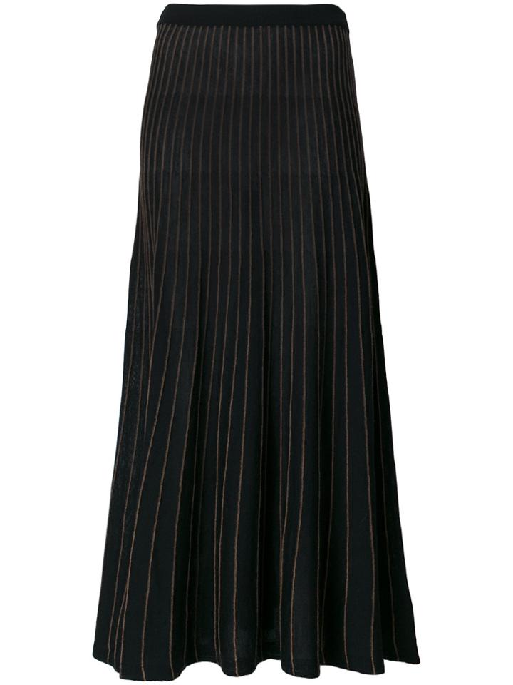 Antonio Marras Stripe Skirt - Black