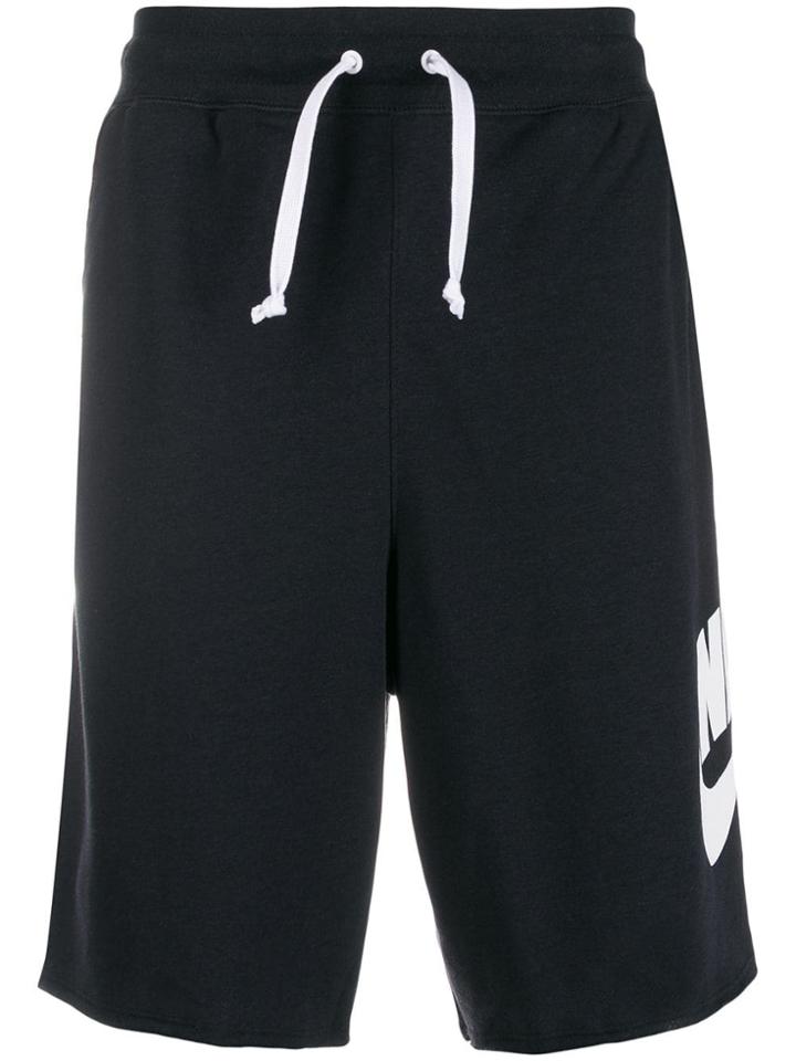Nike Logo Track Shorts - Black