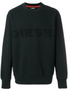 Diesel S-crew-stitch Sweatshirt - Black