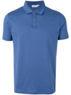 Sunspel Short Sleeve Polo Shirt, Men's, Size: Small, Blue, Cotton