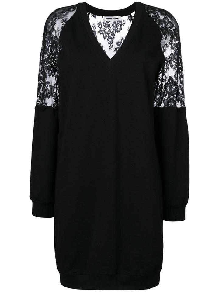 Mcq Alexander Mcqueen Sweatshirt Dress - Black