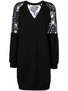 Mcq Alexander Mcqueen Sweatshirt Dress - Black