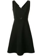 Valentino V Detail Dress - Black