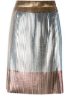Golden Goose Deluxe Brand Metallic Accent Skirt