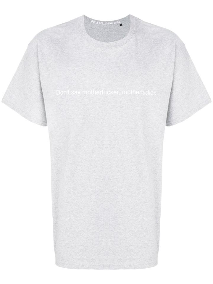 F.a.m.t. Front Script T-shirt - Grey