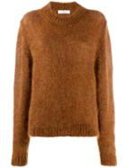Roseanna Textured Knit Jumper - Brown