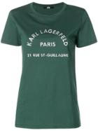 Karl Lagerfeld Karl Lagerfeld Address T-shirt - Green