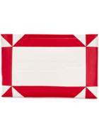 Calvin Klein 205w39nyc Embossed Geometric Pouch - Red