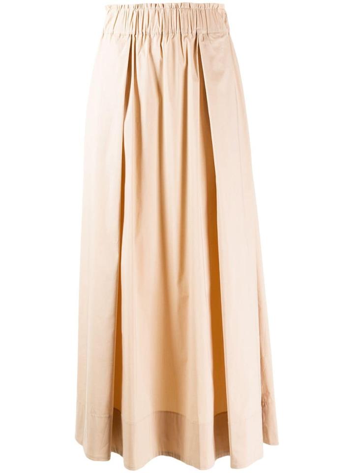 Guardaroba High Rise Maxi Skirt - Neutrals