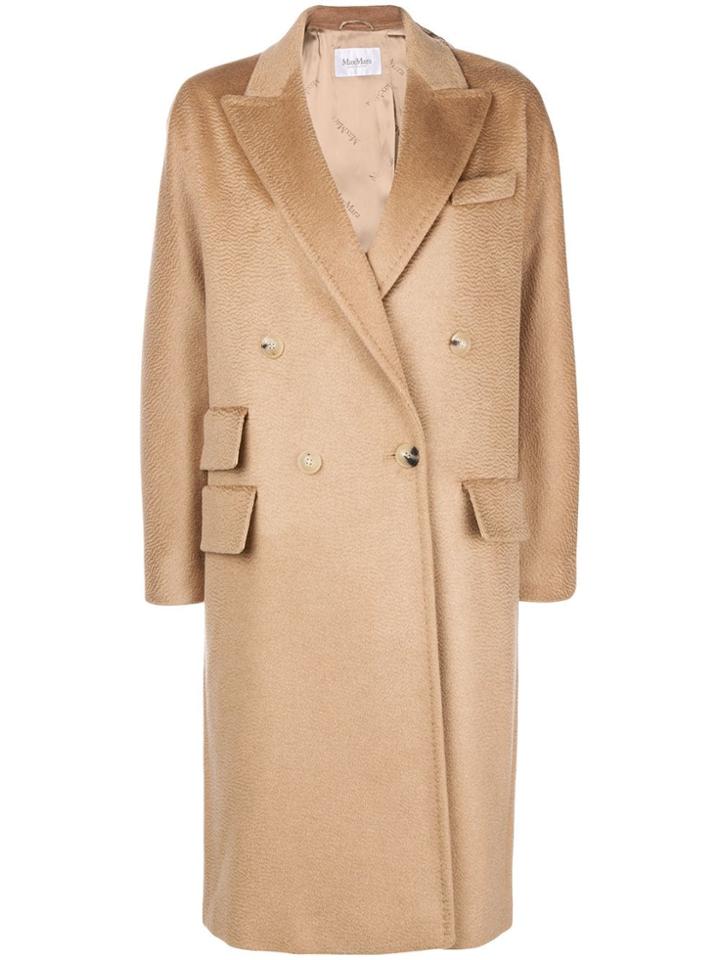 Max Mara Double-breasted Coat - Neutrals